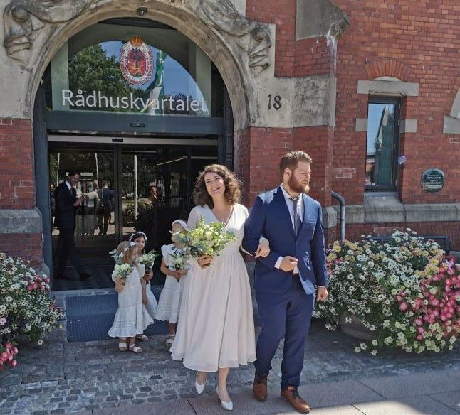 Sommeren 17. juli, bryllupsdagen. Foto: Nikola Bouvier 